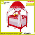 ASTM F406-12A Aprobado Baby Playpen con Mosquito Net Mongolia Estilo